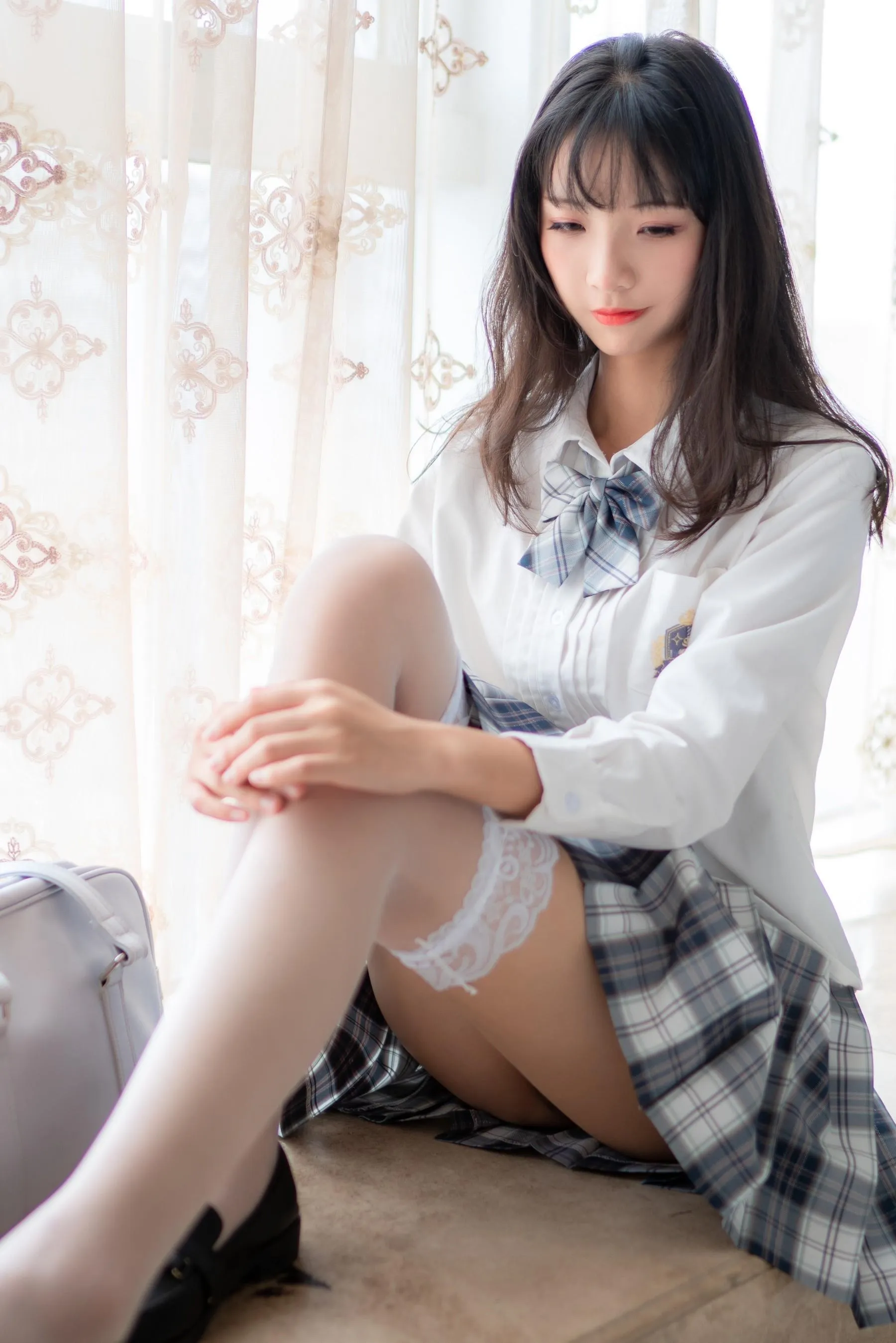 西瓜少女 NO.021 JK格子裙 [24P]插图5